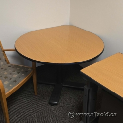 42" Cherry Teardrop Office Meeting Table 42" Cherry Teardrop Office Meeting Table